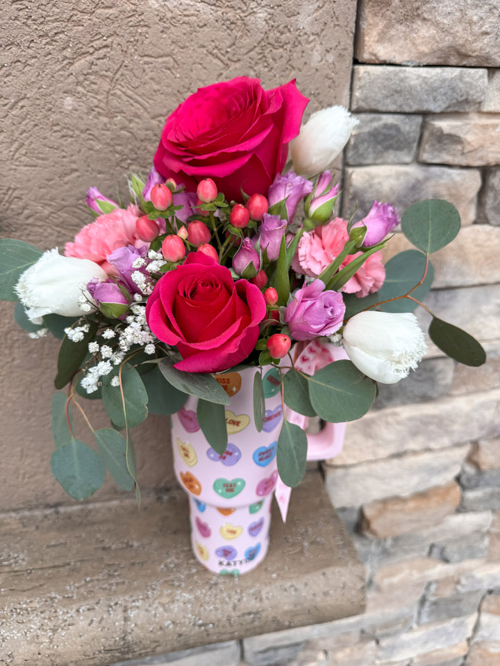 Cup Floral Arrangement