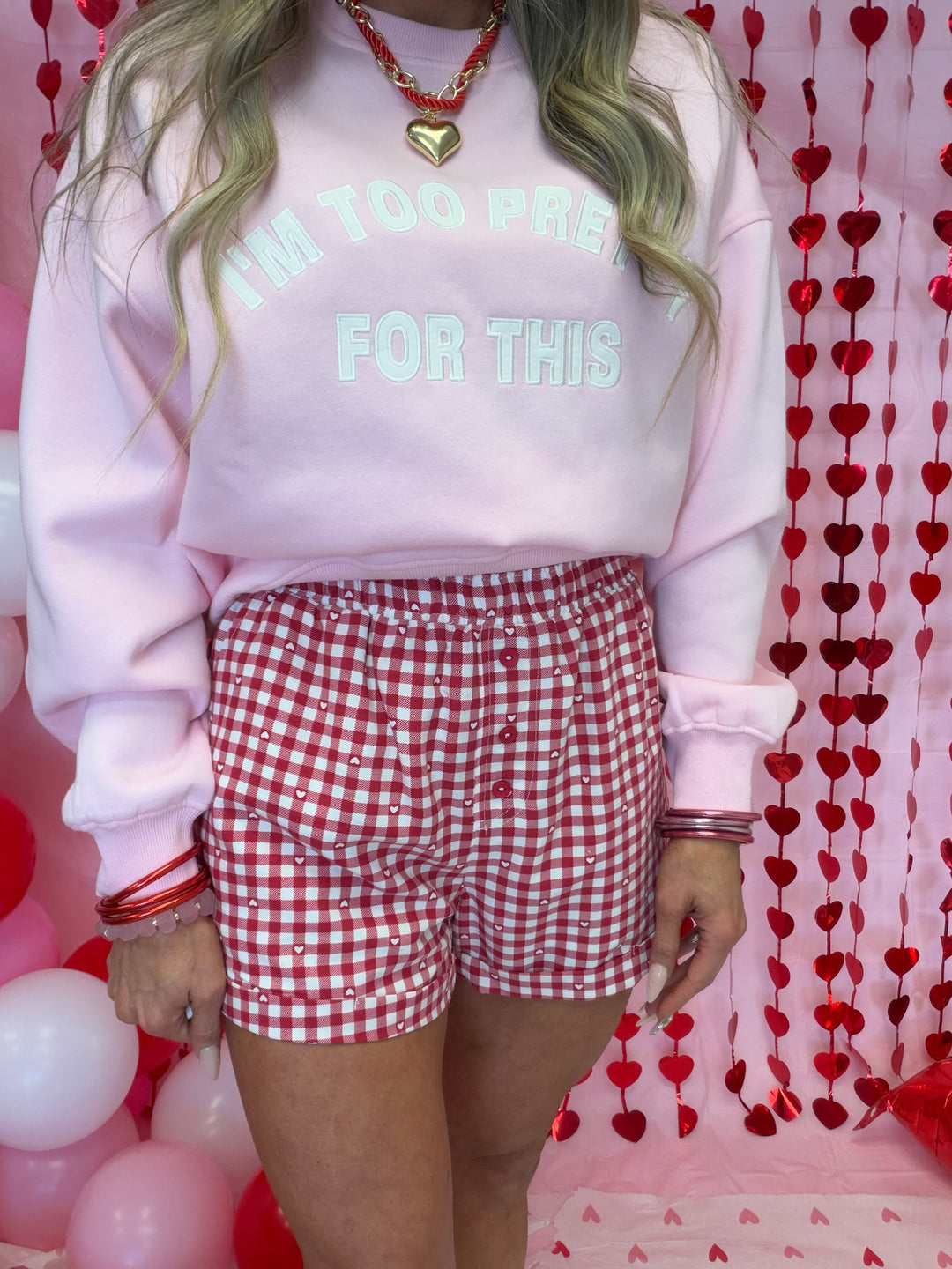 Sweetheart Plaid Shorts