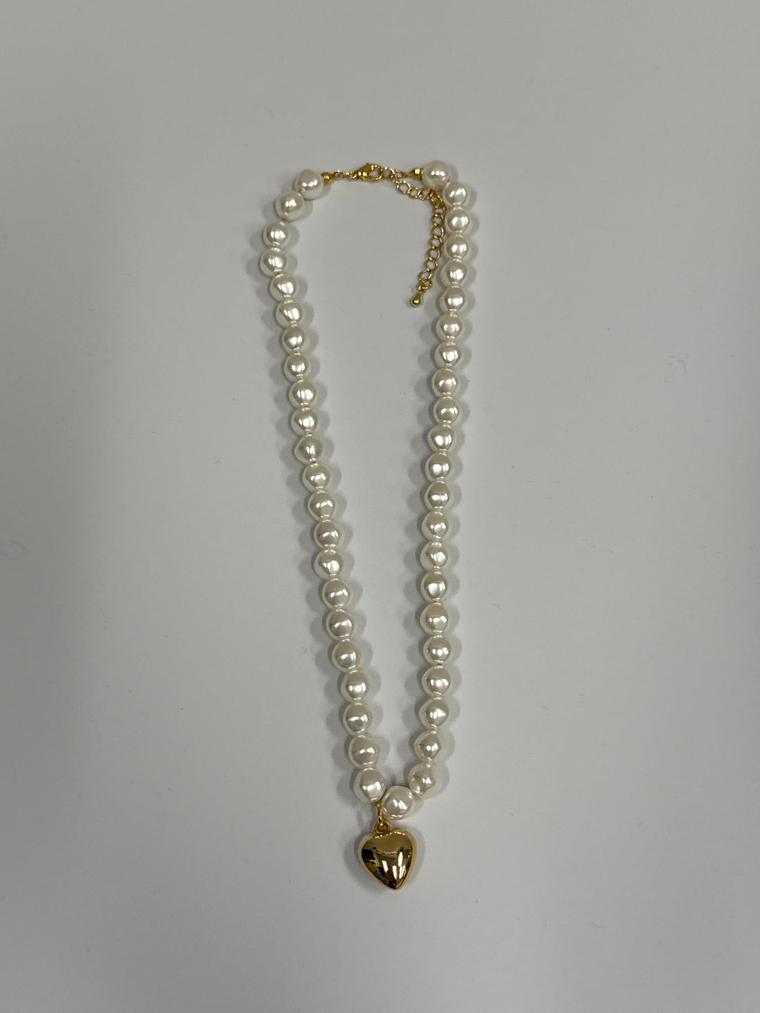 Dear Lover Pearl Heart Necklace