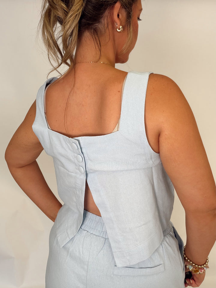 Everyday Linen Crop Tank