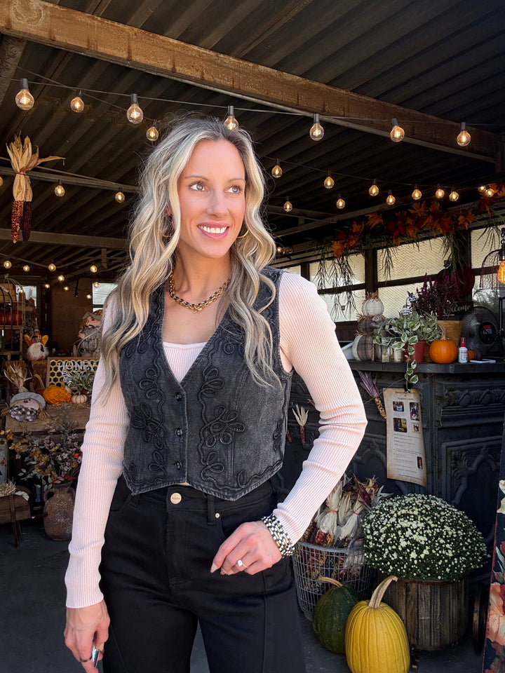 Karli Creation Embroidered Vest