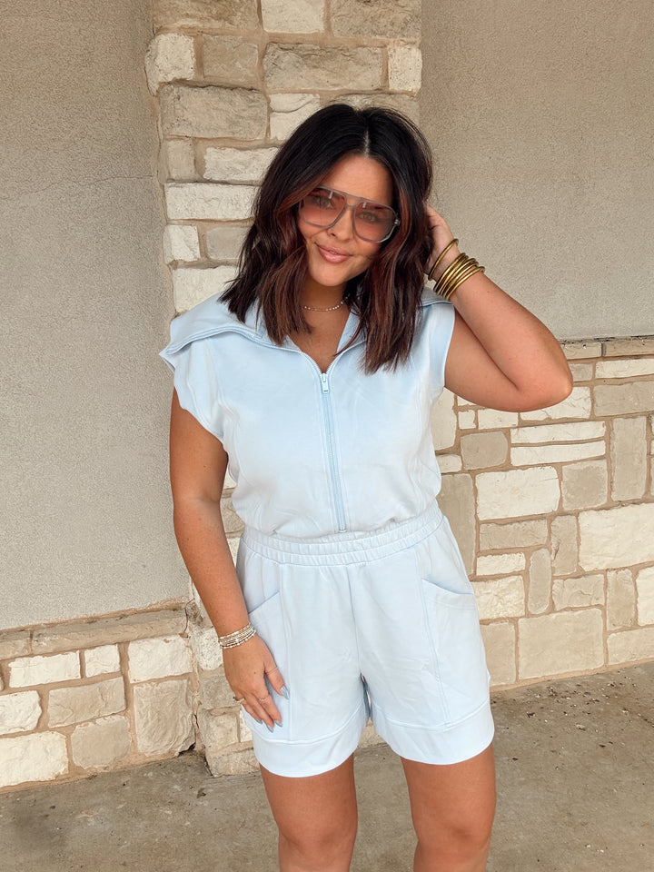 Cool Girl Zip Romper