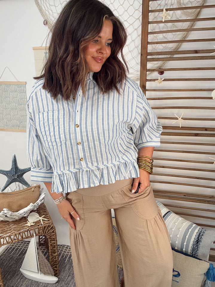 Breezy Boardwalk Stripe Top