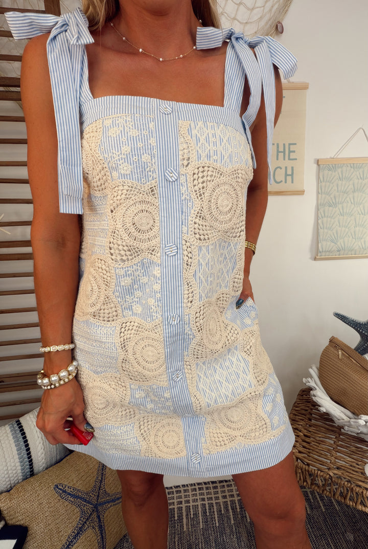 Sail Away Crochet Dress