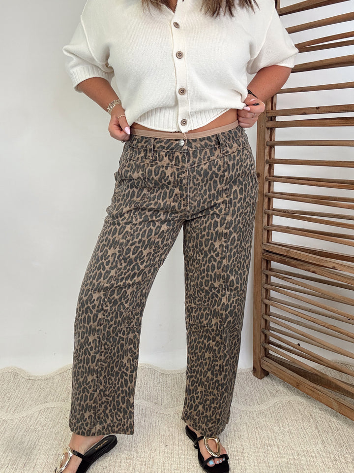Roam Free Leopard Pants