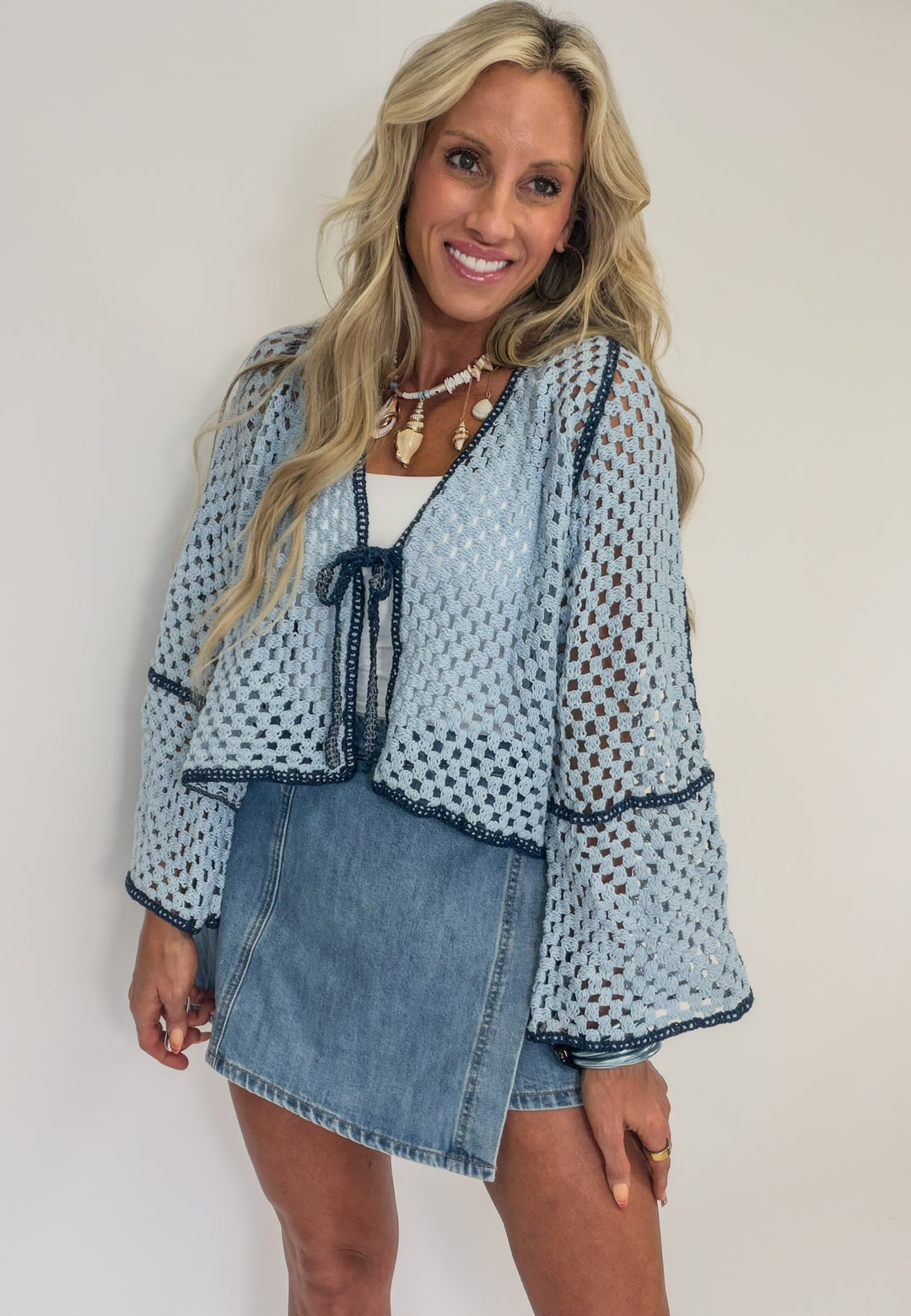 Bluebell Knit Tie Cardigan