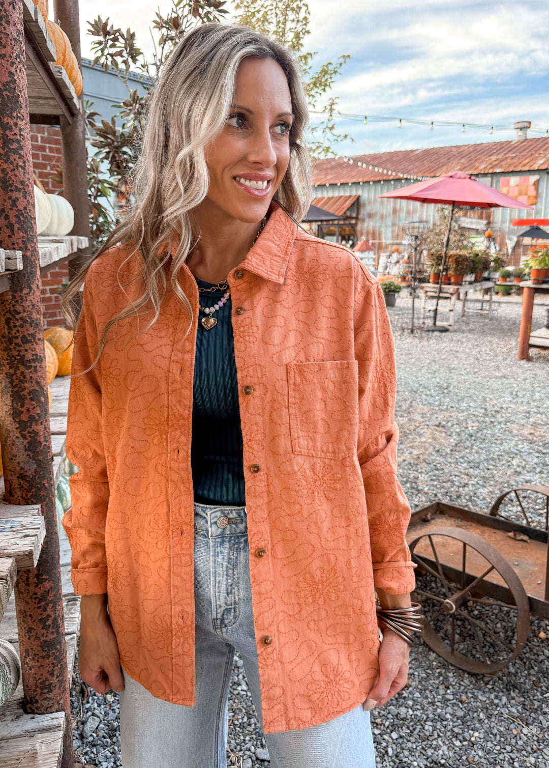 Vivian Embroidery Detail Jacket