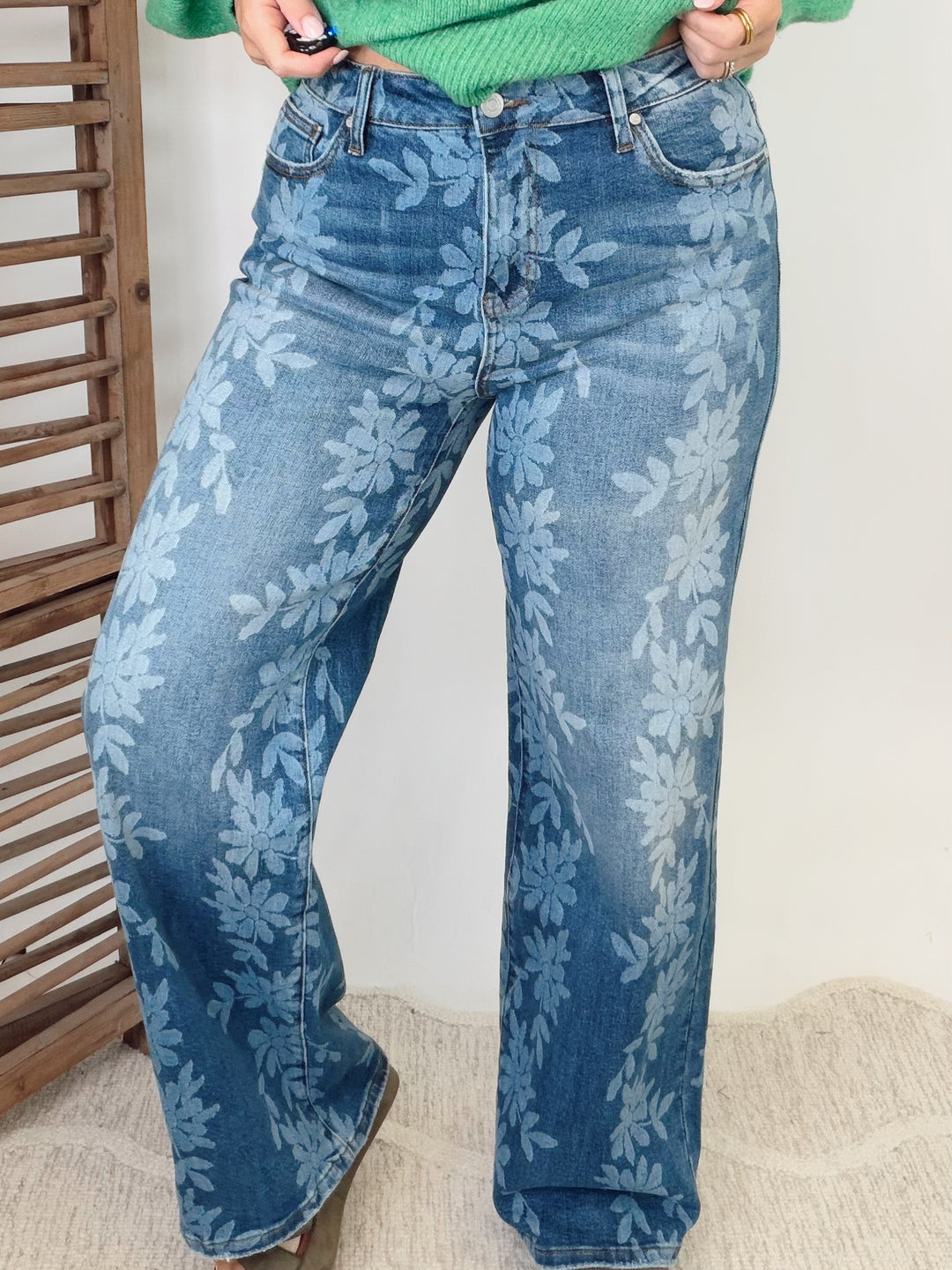 Bloom & Fade Wide Leg