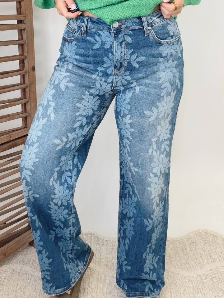 Bloom & Fade Wide Leg
