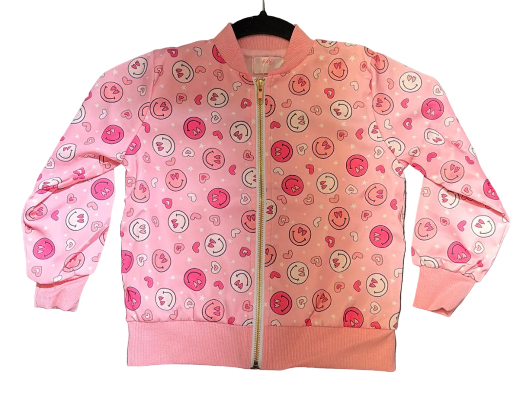 You Make Me Happy Satin Jacket