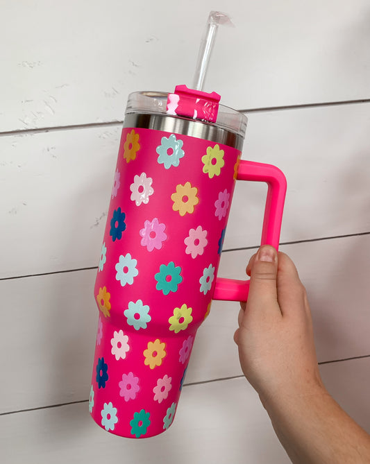 Thriving in Life Tumbler w/ Handle