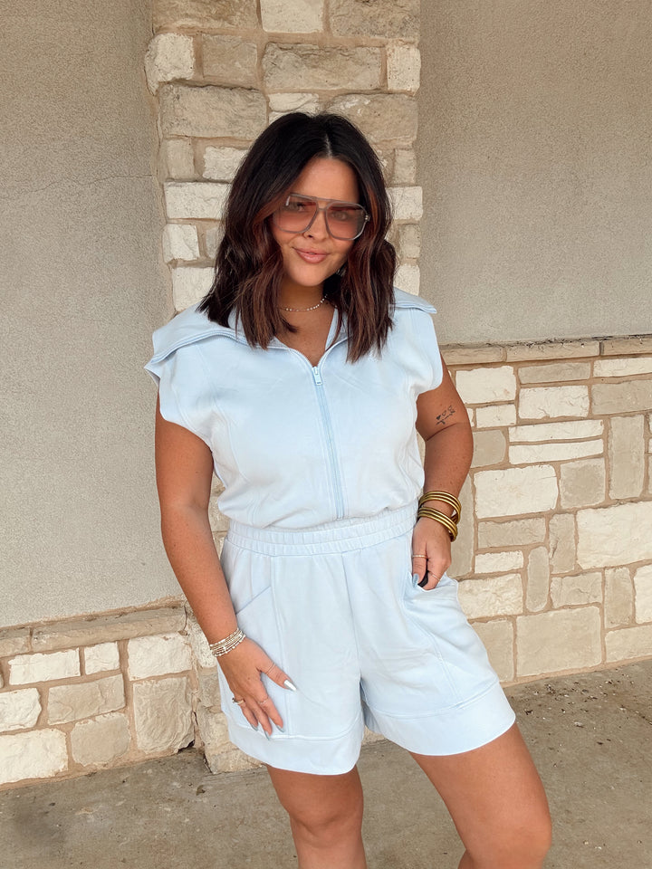 Cool Girl Zip Romper