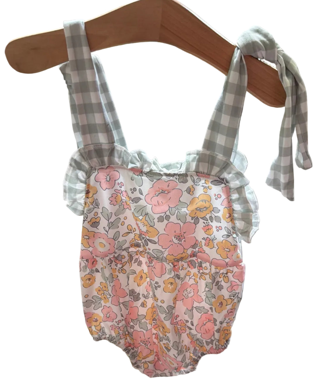 Fields Of Floral Bubble Romper