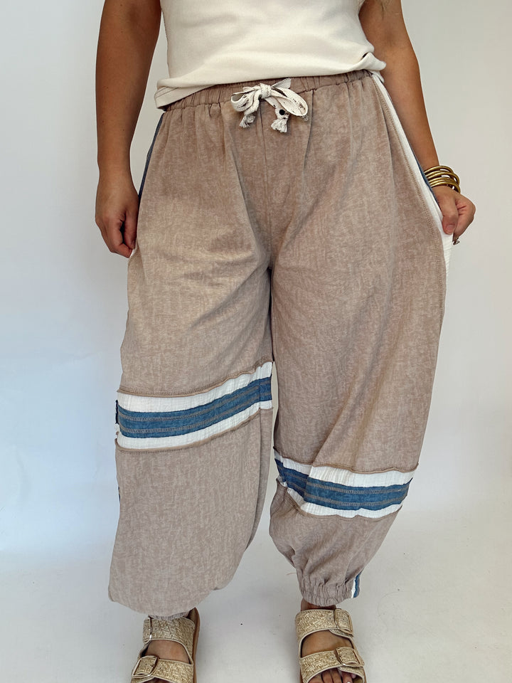 Free Spirt Patchwork Joggers