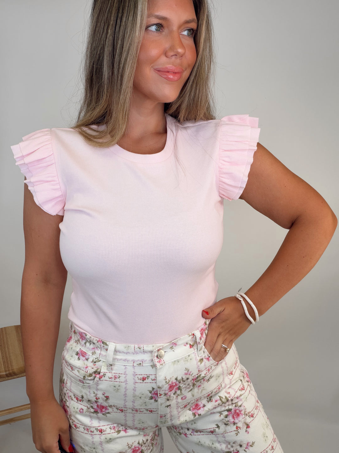 Daisy Pleat Top