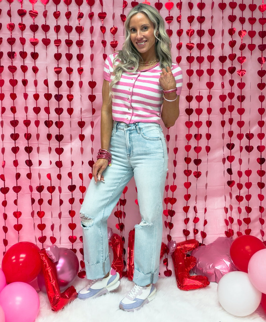 Cotton Candy Stripe Cardi