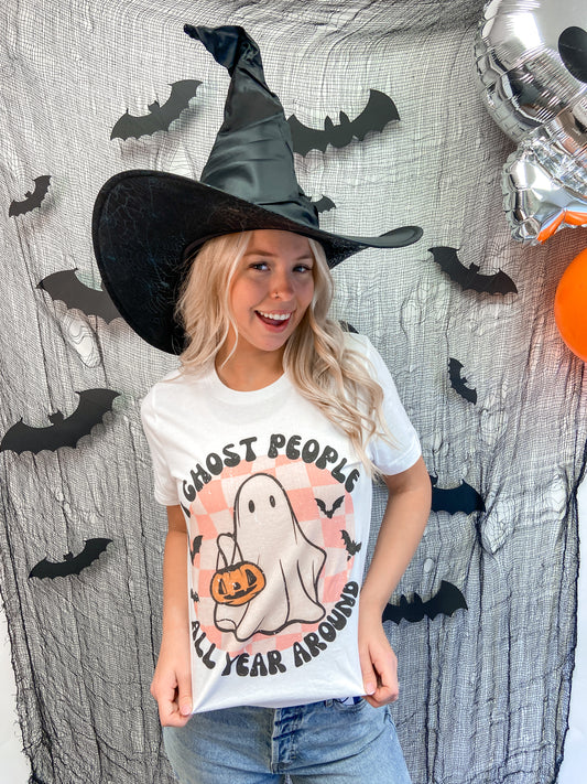 I Ghost People All Year Around Graphic Tee