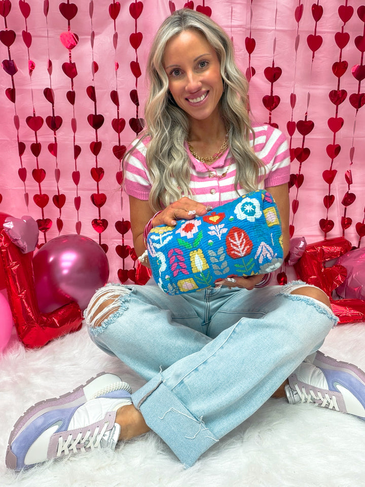 The Gypsy Studio Quilted Cosmetic Bag