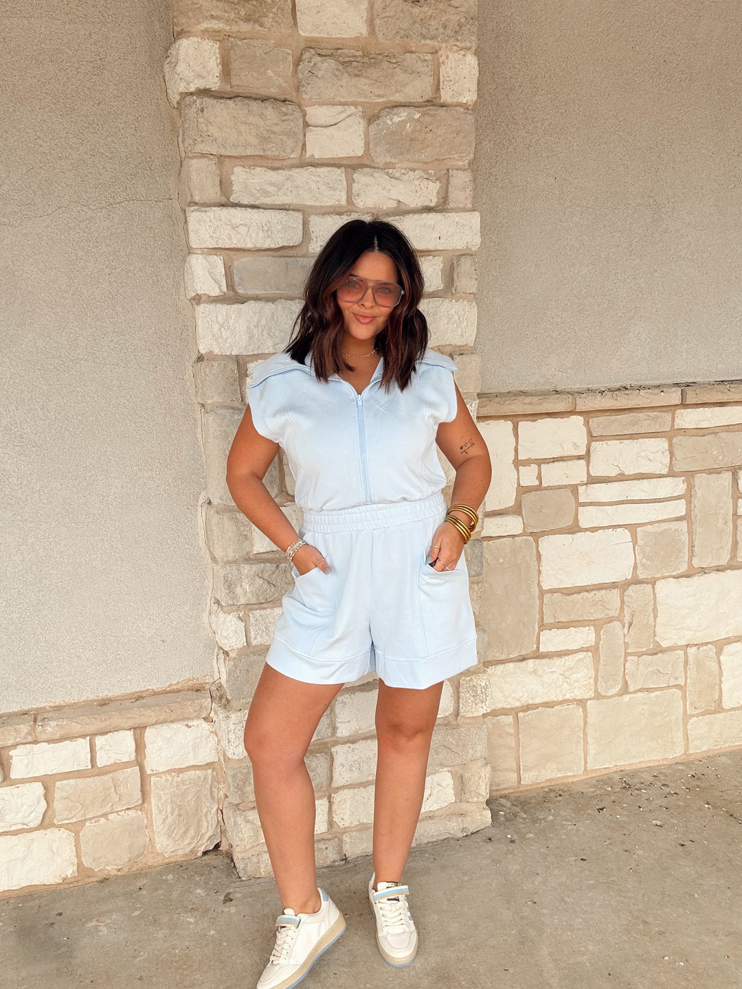 Cool Girl Zip Romper