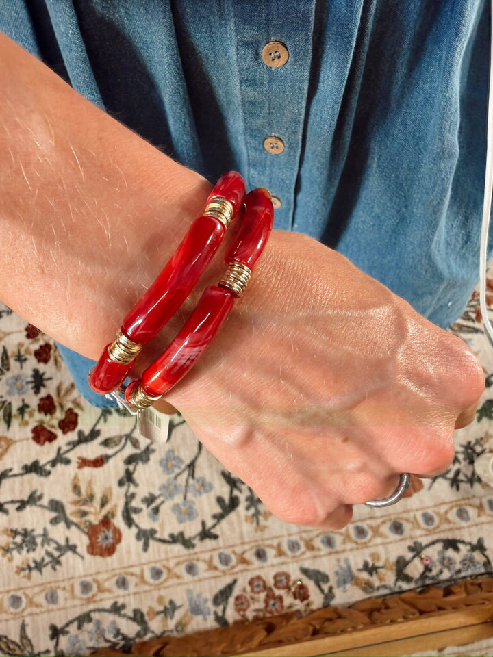 Tube & Disc Bracelet