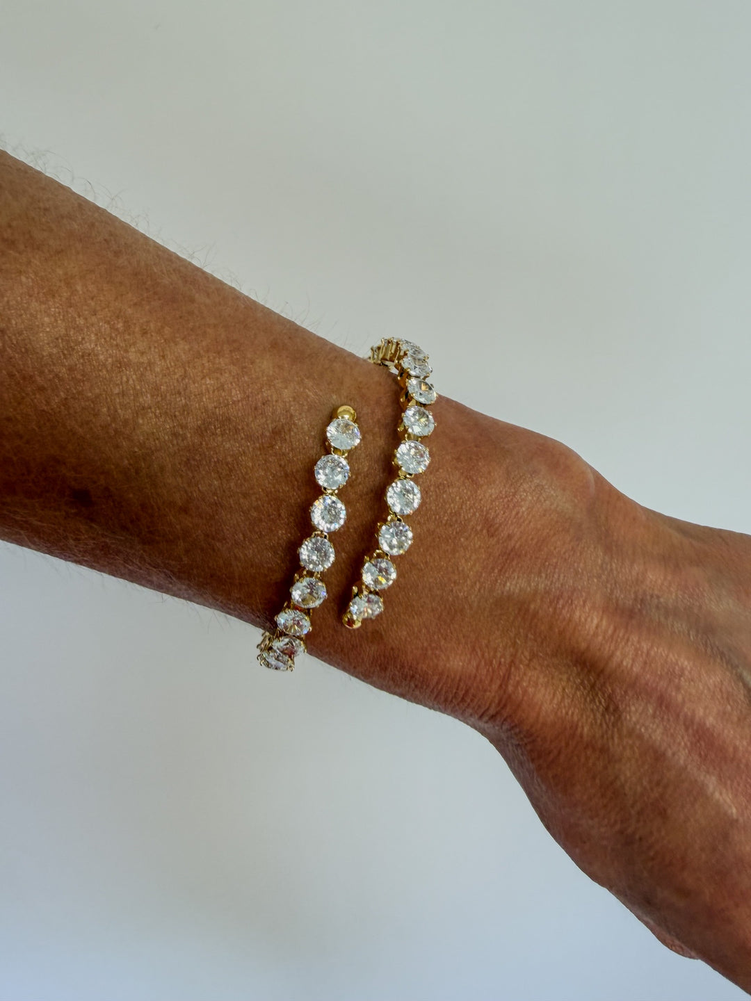 The Golden Hour Tennis Wrap Bracelet