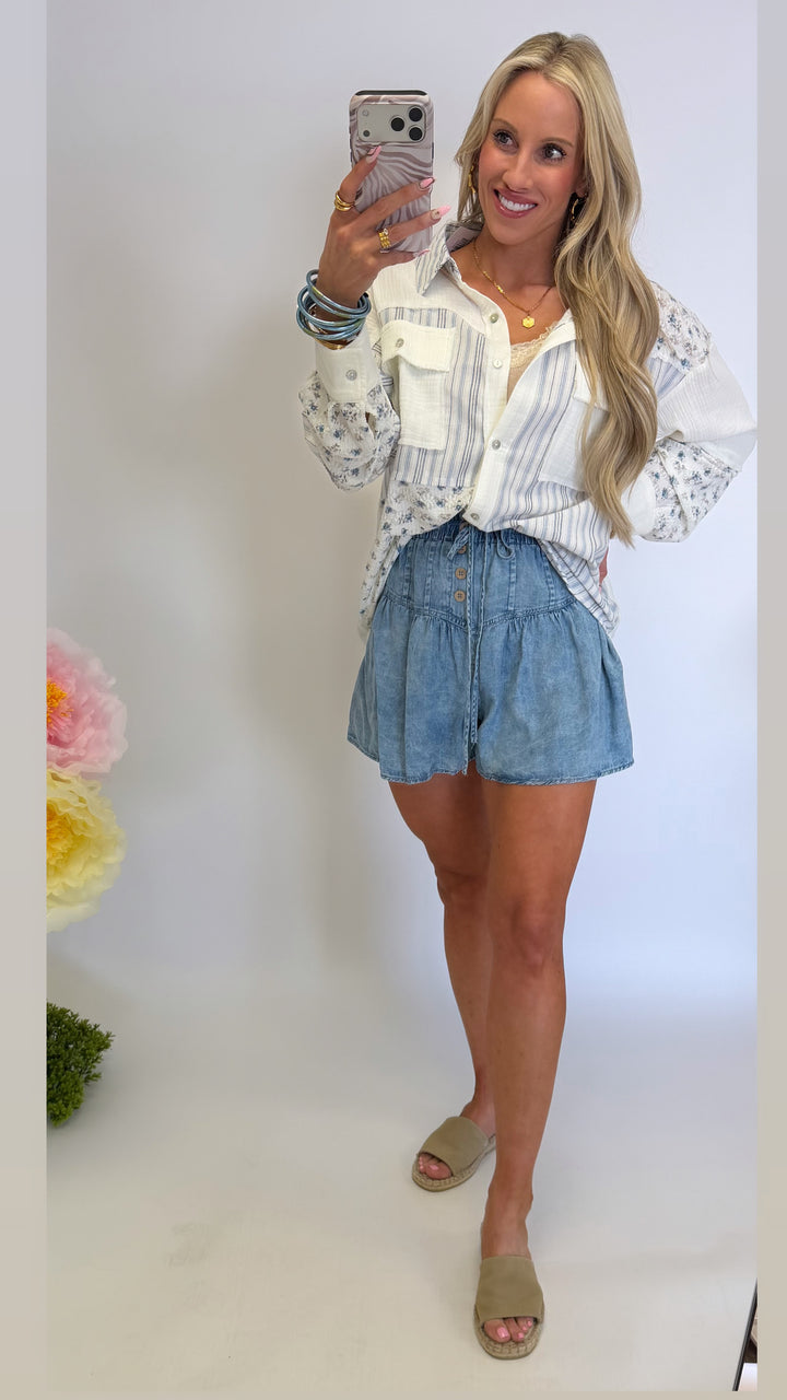The Meadow Mix Button Down