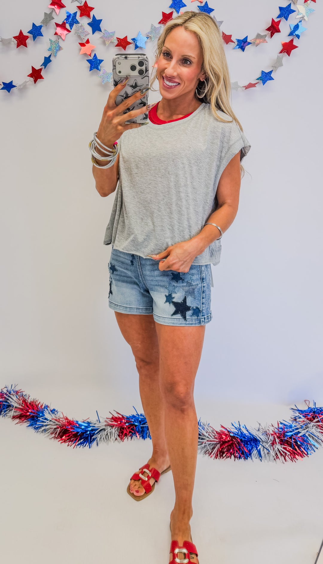 Relaxed Fit Crossback Tee