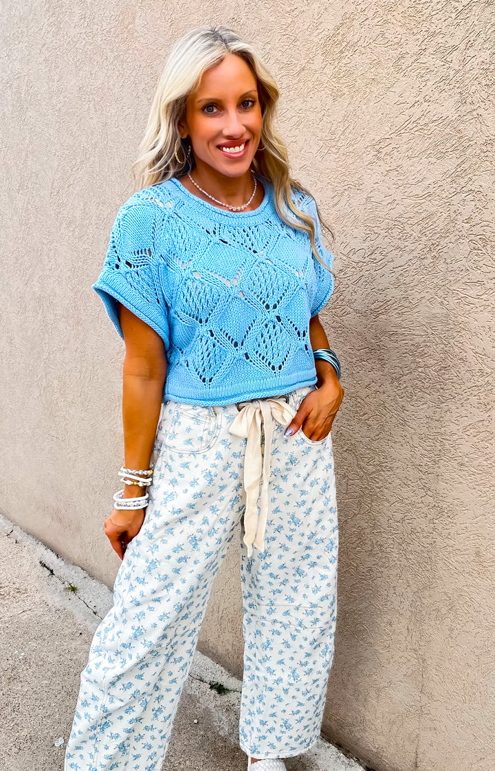 Pursuit Of Paradise Crochet Top