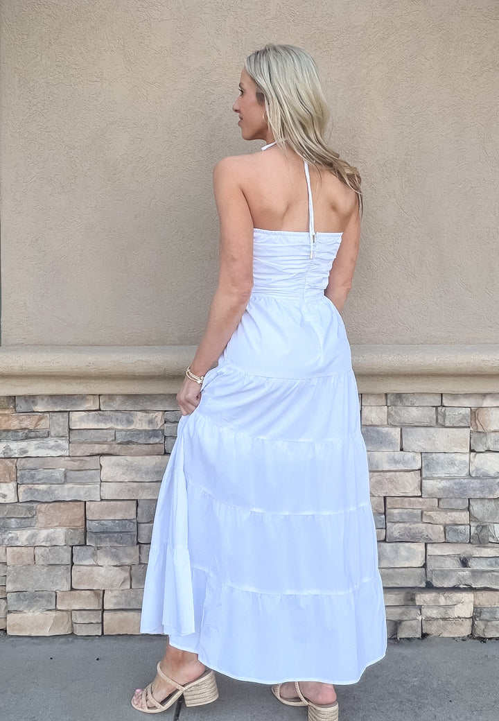 Send My Love Halter Maxi