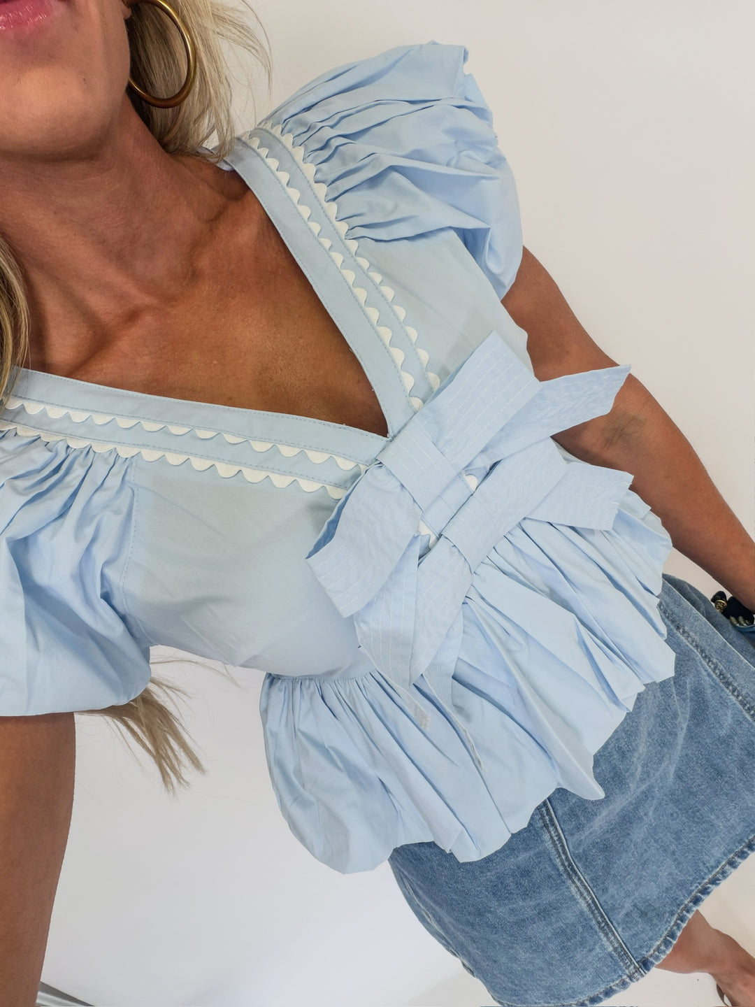 Ruffles & Ribbons Top