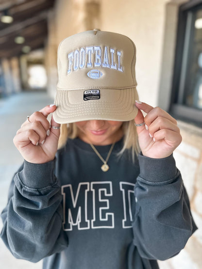 Football Embroidered Trucker Hat