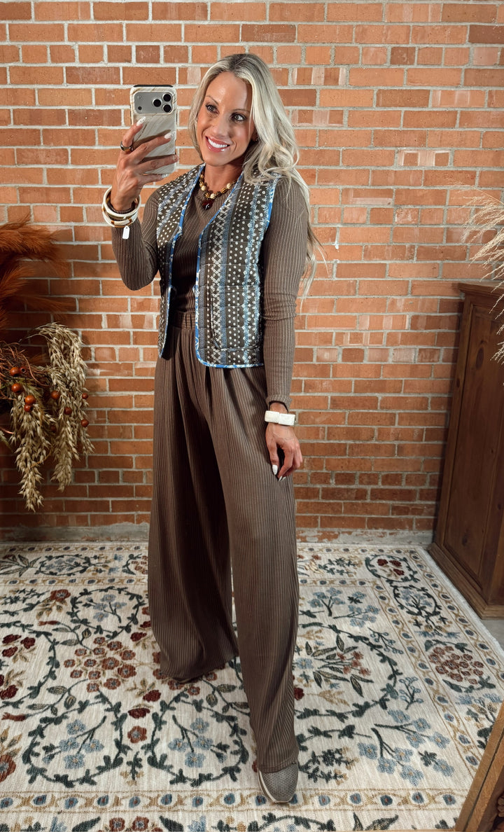 Reverse, Reverse Quilted Vest