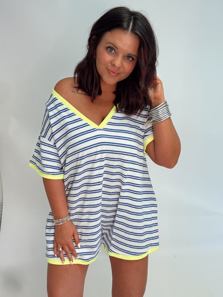 Casual Conversations Romper
