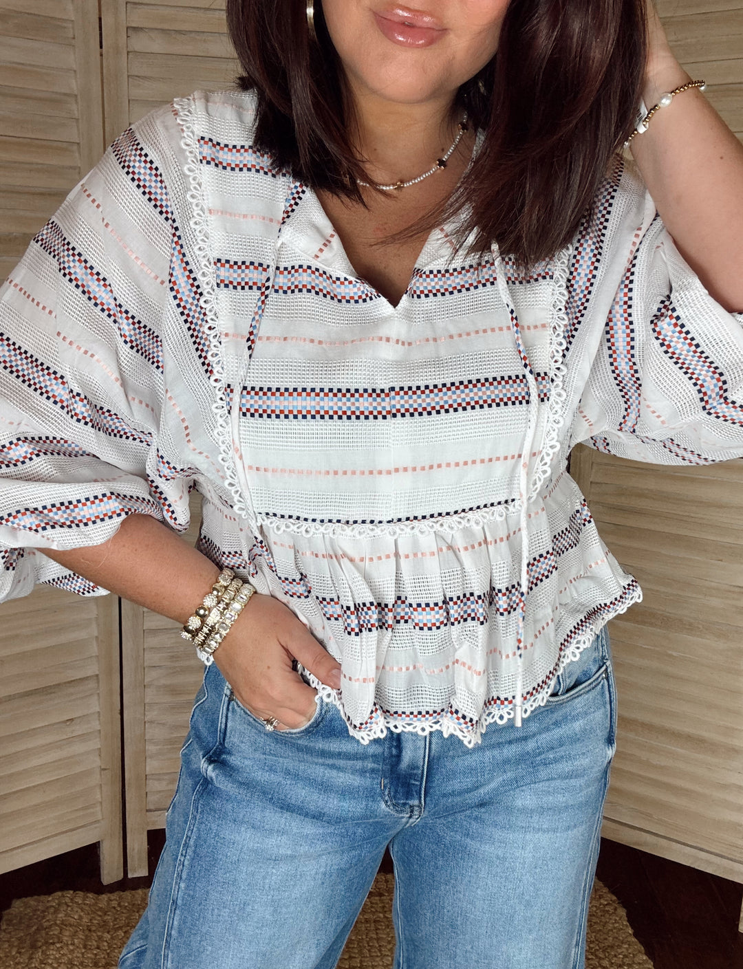 The Summer Social Peplum