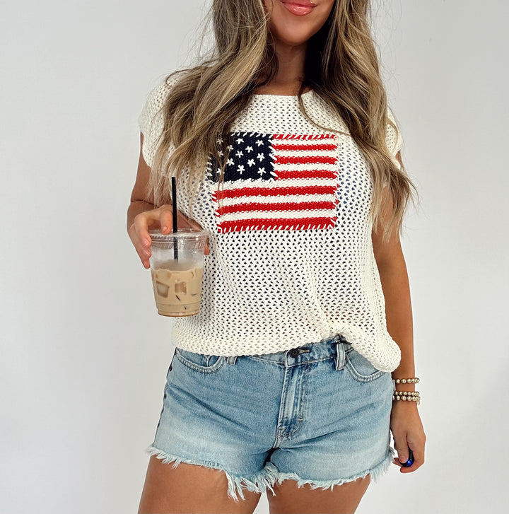 Stars & Stitch Top