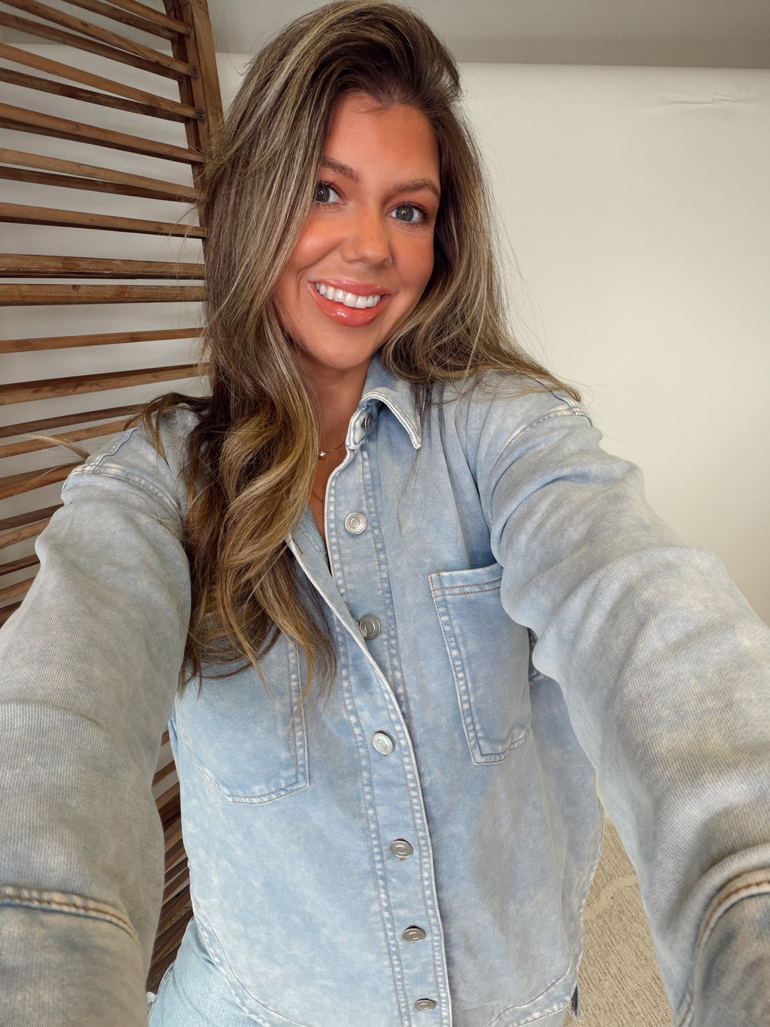 Daily Mode Button Down Shacket
