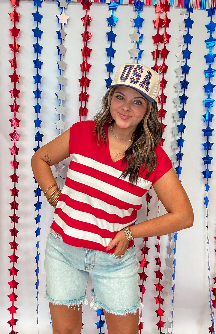 Final Touch Stripe Top