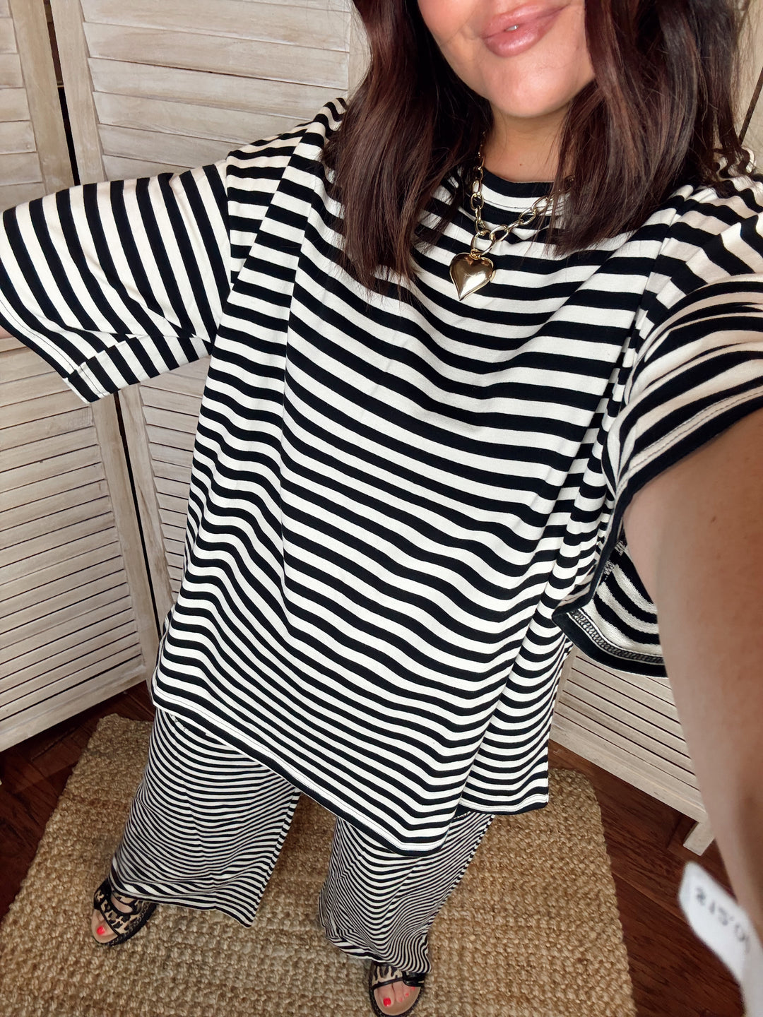 Off the Clock Stripe Set