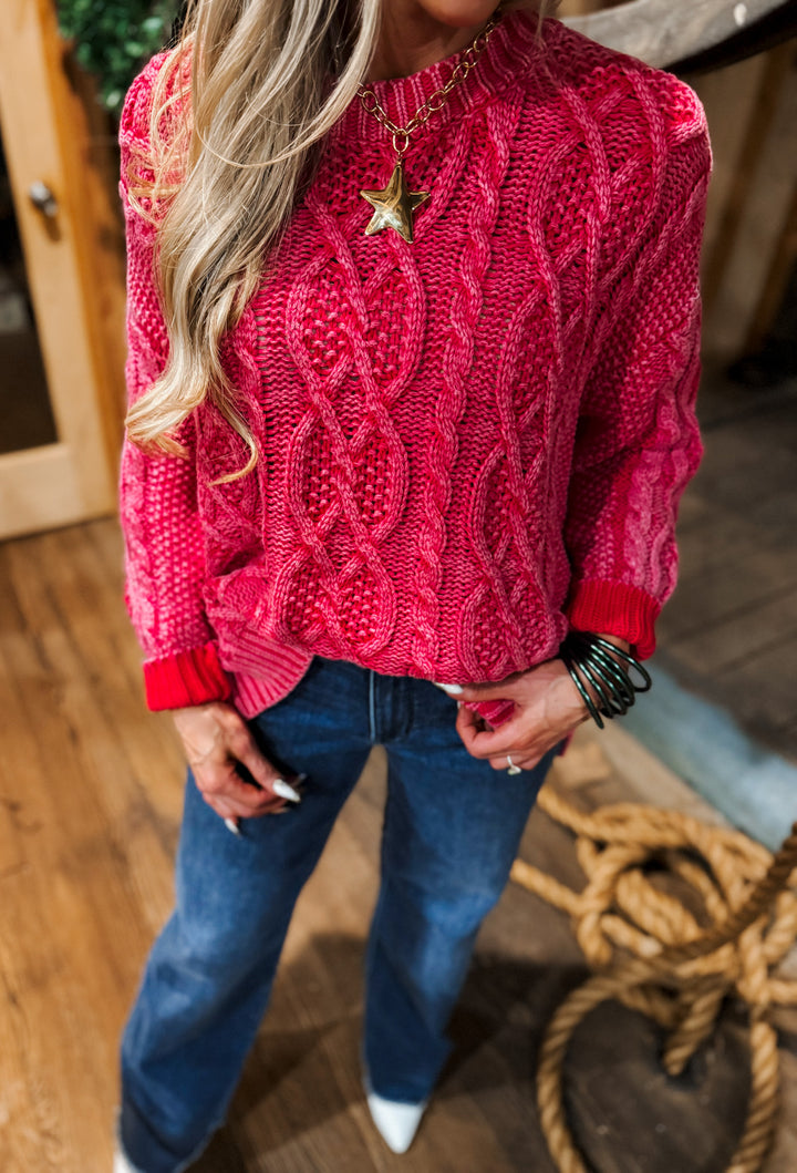 The Winter Rose Sweater