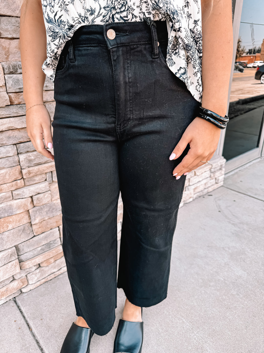 Judy Blue Athena Hem Wide Leg Pant