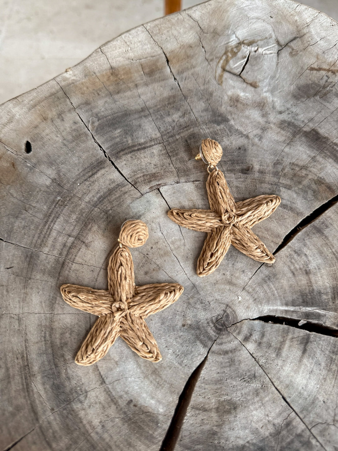 Woven Starfish Earring