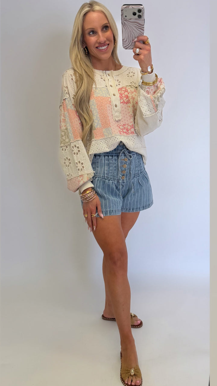 Vintage Garden Patch Top