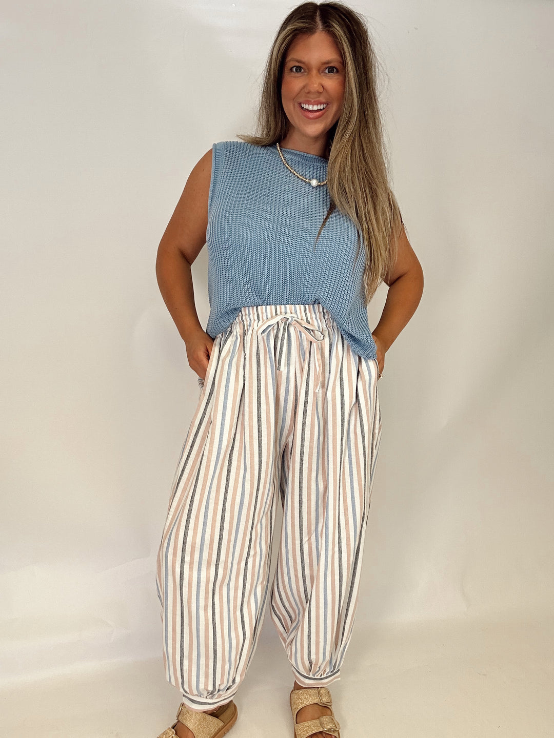 Pastel Breeze Stripe Pants