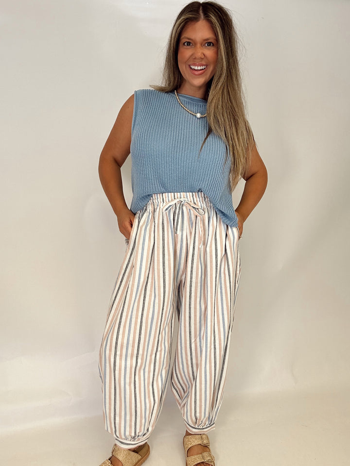 Pastel Breeze Stripe Pants