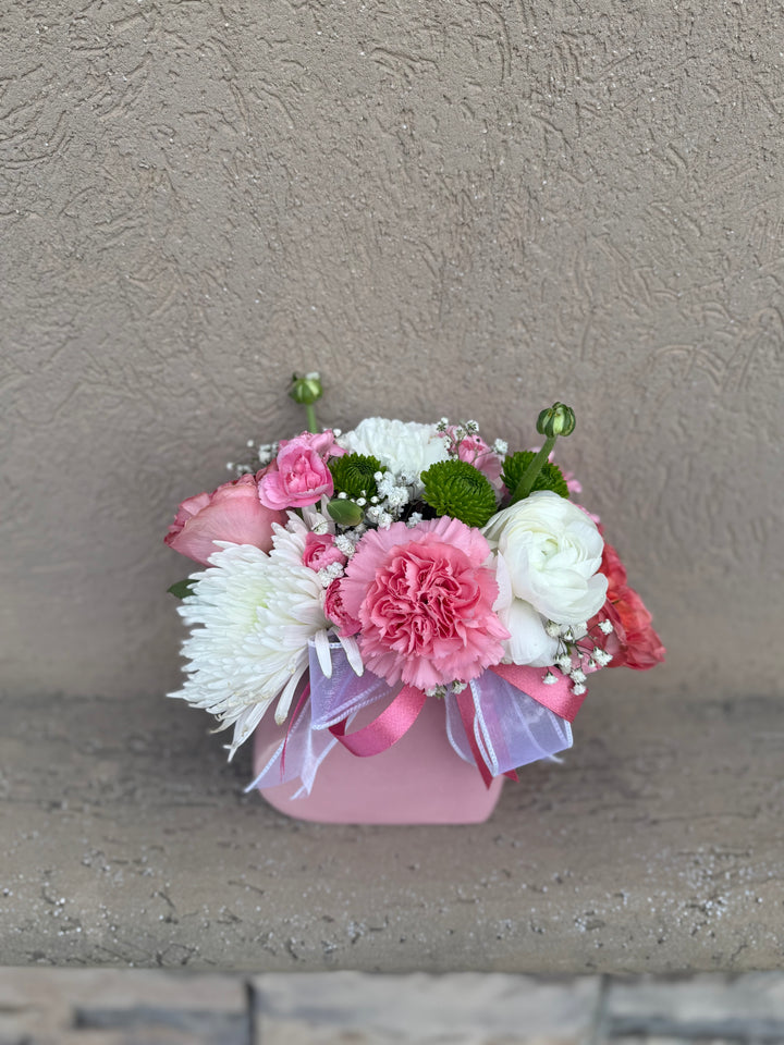 Valentine Mixed Floral Arrangement - Small