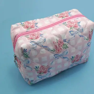 Blush & Bows Makeup Bag