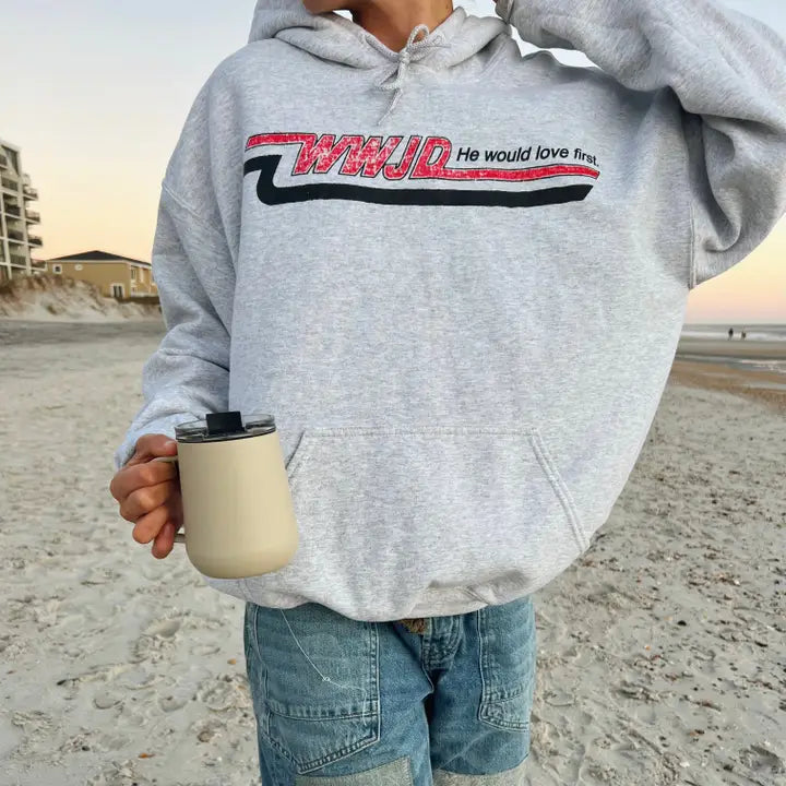 Vintage WWJD Skater Hoodie