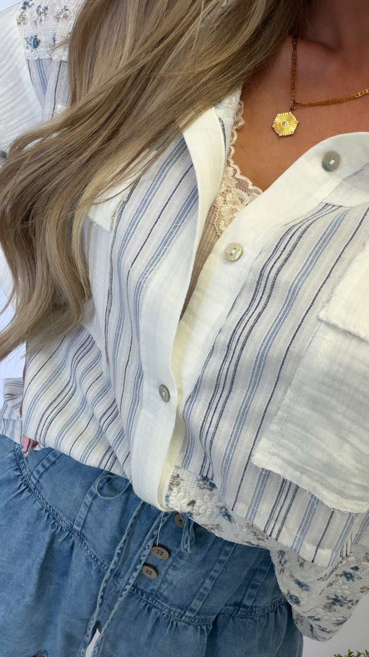 The Meadow Mix Button Down