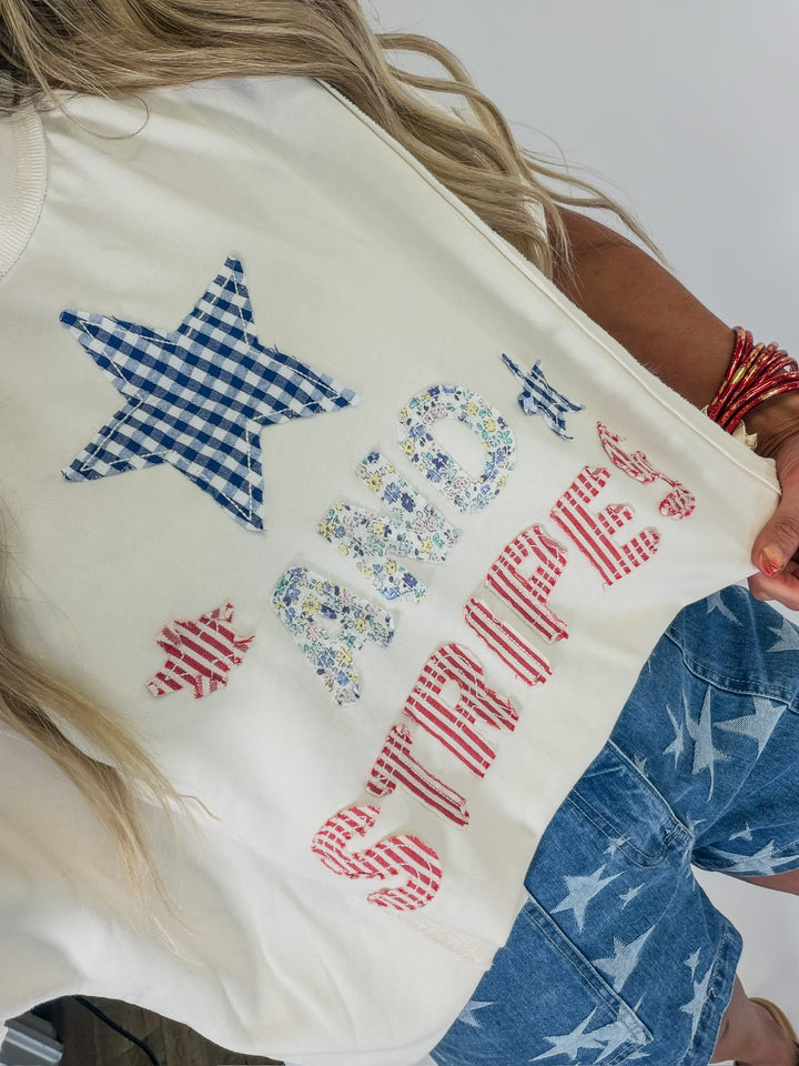 Stars & Stripes Patch Tee