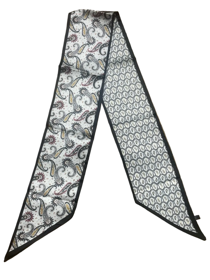 The Finishing Touch Twilly - Slate & Paisley